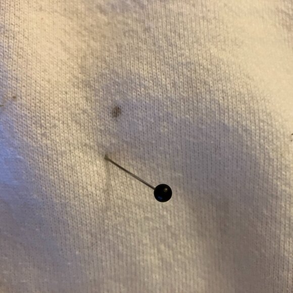 VTG TEMPLE University OWLS white sweatshirt (tag cut)  Sz L  womens pre-owned - Picture 10 of 12